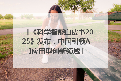 《科学智能白皮书2025》发布，中国引领AI应用型创新领域