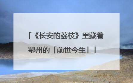 《长安的荔枝》里藏着鄂州的「前世今生」