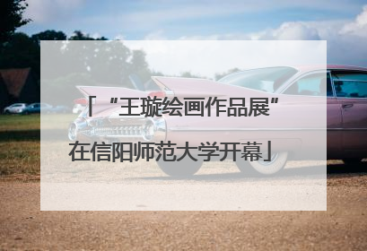 “王璇绘画作品展”在信阳师范大学开幕