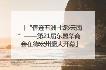 “侨连五洲·七彩云南”——第21届东盟华商会在德宏州盛大开幕
