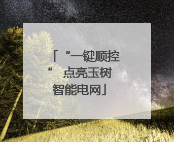 “一键顺控” 点亮玉树智能电网