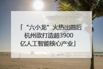 “六小龙”火热出圈后 杭州欲打造超3900亿人工智能核心产业