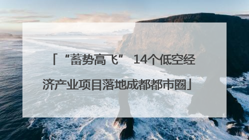 “蓄势高飞” 14个低空经济产业项目落地成都都市圈