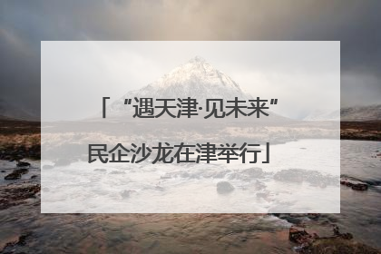 “遇天津·见未来”民企沙龙在津举行