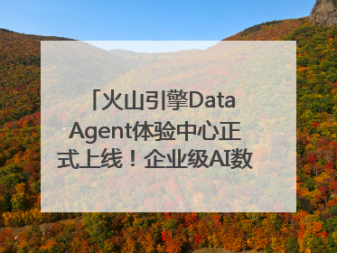 火山引擎Data Agent体验中心正式上线！企业级AI数据专家触手可及
