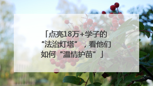 点亮18万+学子的“法治灯塔”，看他们如何“温情护苗”