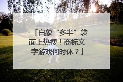 白象“多半”袋面上热搜！商标文字游戏何时休？