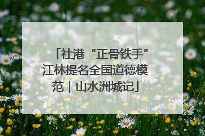 社港“正骨铁手”江林提名全国道德模范｜山水洲城记