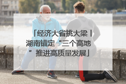经济大省挑大梁丨湖南锚定“三个高地”推进高质量发展