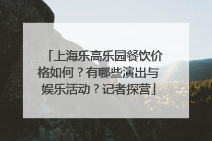 上海乐高乐园餐饮价格如何？有哪些演出与娱乐活动？记者探营