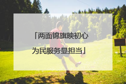 两面锦旗映初心 为民服务显担当