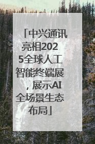中兴通讯亮相2025全球人工智能终端展，展示AI全场景生态布局