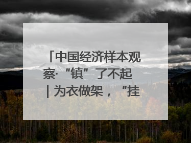 中国经济样本观察·“镇”了不起｜为衣做架，“挂”出来的80亿元“衣架产业”
