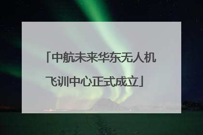中航未来华东无人机飞训中心正式成立