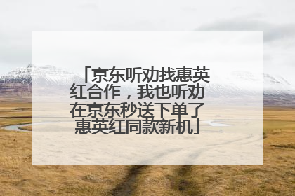 京东听劝找惠英红合作，我也听劝在京东秒送下单了惠英红同款新机
