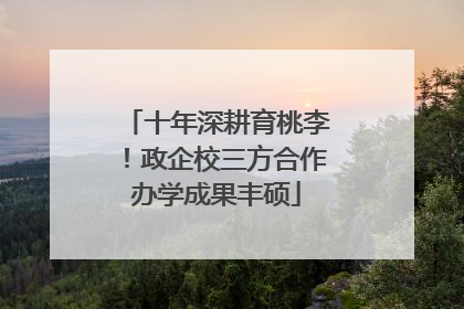 十年深耕育桃李！政企校三方合作办学成果丰硕