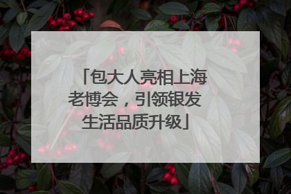 包大人亮相上海老博会，引领银发生活品质升级