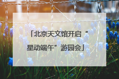 北京天文馆开启“星动端午”游园会