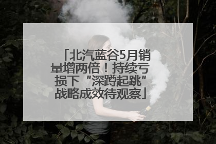 北汽蓝谷5月销量增两倍！持续亏损下“深蹲起跳”战略成效待观察