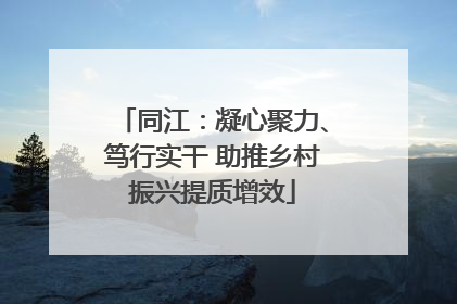 同江：凝心聚力、笃行实干 助推乡村振兴提质增效