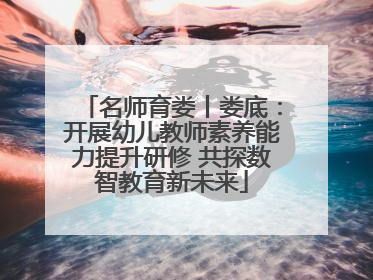 名师育娄丨娄底：开展幼儿教师素养能力提升研修 共探数智教育新未来