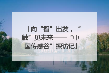 向“智”出发，“触”见未来——“中国传感谷”探访记