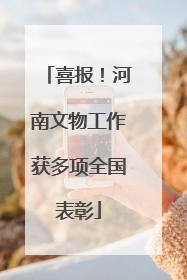 喜报！河南文物工作获多项全国表彰