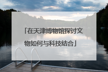 在天津博物馆探讨文物如何与科技结合
