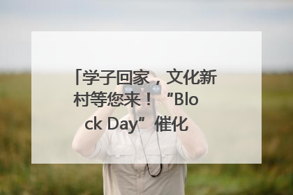 学子回家，文化新村等您来！“Block Day”催化学院式街区新生态