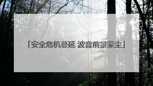 安全危机蔓延 波音前景蒙尘