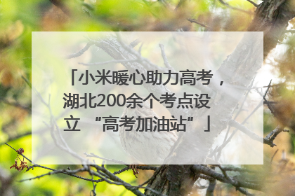 小米暖心助力高考，湖北200余个考点设立 “高考加油站”