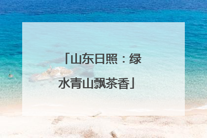 山东日照：绿水青山飘茶香