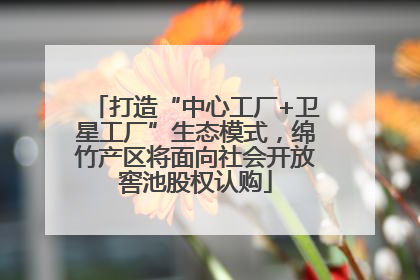 打造“中心工厂+卫星工厂”生态模式，绵竹产区将面向社会开放窖池股权认购