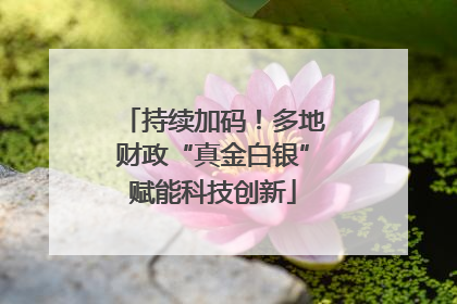 持续加码！多地财政“真金白银”赋能科技创新