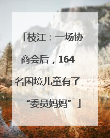 枝江：一场协商会后，164名困境儿童有了“委员妈妈”