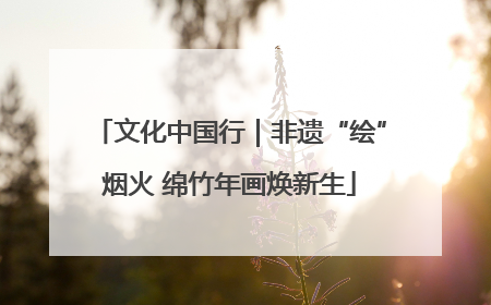 文化中国行｜非遗“绘”烟火 绵竹年画焕新生