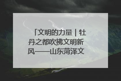 文明的力量｜牡丹之都吹拂文明新风——山东菏泽文明创建一线见闻
