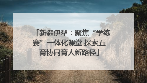 新疆伊犁：聚焦“学练赛”一体化课堂 探索五育协同育人新路径
