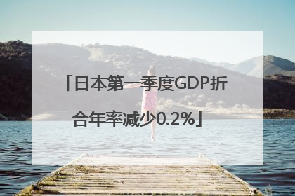 日本第一季度GDP折合年率减少0.2%
