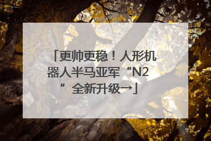 更帅更稳！人形机器人半马亚军“N2”全新升级→