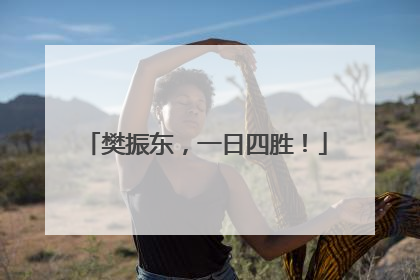 樊振东，一日四胜！