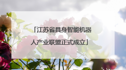 江苏省具身智能机器人产业联盟正式成立