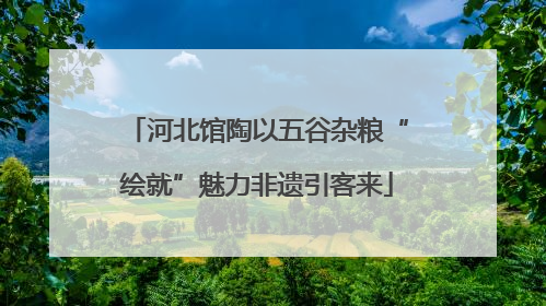 河北馆陶以五谷杂粮“绘就”魅力非遗引客来