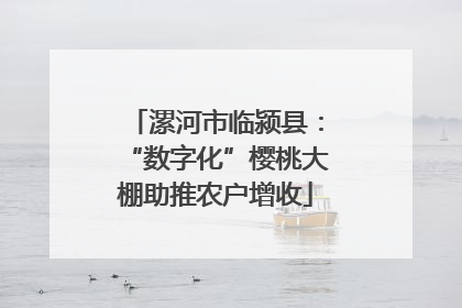 漯河市临颍县：“数字化”樱桃大棚助推农户增收