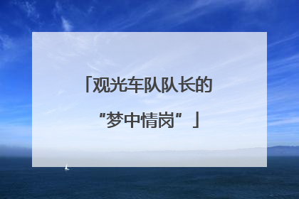 观光车队队长的“梦中情岗”
