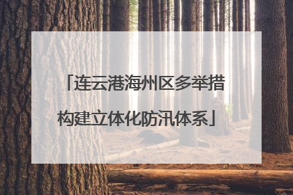 连云港海州区多举措构建立体化防汛体系