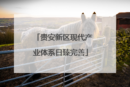 贵安新区现代产业体系日臻完善