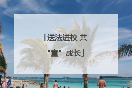 送法进校 共“童”成长