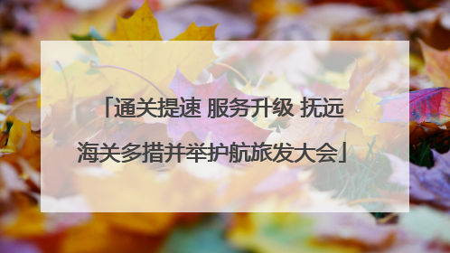 通关提速 服务升级 抚远海关多措并举护航旅发大会