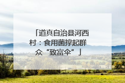道真自治县河西村：食用菌撑起群众“致富伞”